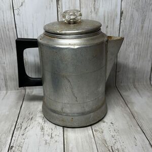 Comet The Popular Aluminum On Stove Coffee Maker Made in The USA Camping Coffee